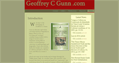 Desktop Screenshot of geoffreycgunn.com