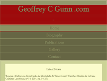 Tablet Screenshot of geoffreycgunn.com